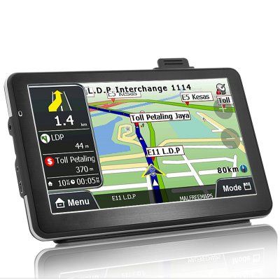 Car SatNav with DVR - 7 Inch Touchscreen, 2x 4 GB Micro SD C